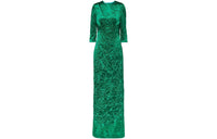 MIU MIU SS22 Long-Sleeved Dresses Women's Green