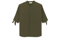 SAINT LAURENT Shirts Men Olive Green