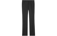 CELINE Stripe Embroidered Flared Pants