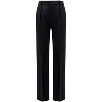 SAINT LAURENT Pleat Detailed Straight Leg Trousers