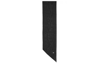 SAINT LAURENT Silk Scarves Unisex Black