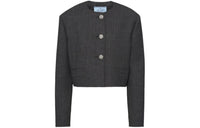 PRADA Crystal buttons Cropped Jacket
