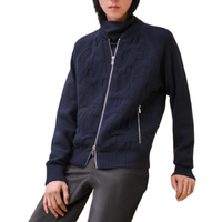 HERMES Jackets Coats Men's Marine Blue