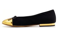 CHANEL Women's Casual Shoes Women's Black Gold
