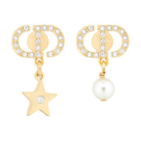 DIOR Resin Earrings Women's Gold