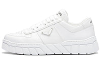 PRADA Voluminous Sneakers Leather White White