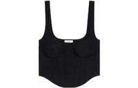 CELINE Tank Tops Women's Black