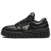PRADA Padded Nappa Leather Sneakers 'Black' Women's