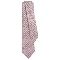 HERMES Mulberry Silk Ties Men's Pink