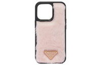 PRADA Shearling IPhone 13 Pro Case Bag Accessory Women's Orchid Pink
