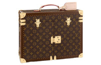 LOUIS VUITTON BOITE LUNETTES Monogram Canvas Eyeglass Case Storage Box Unisex Brown
