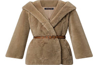 LOUIS VUITTON Coat Women's Dark Brown