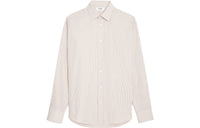 CELINE Loose Carnaby Shirt In Striped Poplin