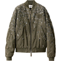 MIU MIU Puffer Jacket Women's Olive Green
