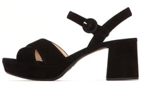 PRADA Chunky Heel High Heels Women's Black