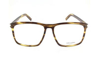 SAINT LAURENT Irregular Shape Eyeglass Frames Women's Tortoiseshell