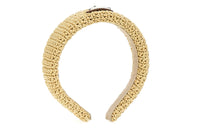 PRADA Headbands Women's Light Yellow