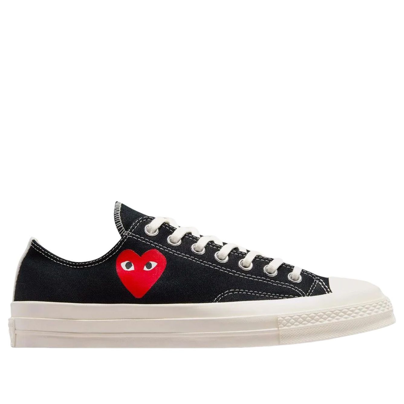 Converse x Comme des Garcons PLAY Chuck Taylor All Star 70 Ox 'Single Heart Black' A08804C