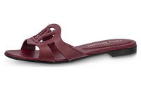 LOUIS VUITTON Isola Slide Slippers Women's Red