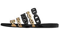 HERMES Thalassa Stylish Sandals Women's Black