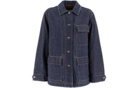 Loro Piana Denim Jackets Women's Blue