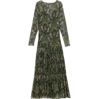 SAINT LAURENT Long-Sleeved Dresses Women's Multicolor