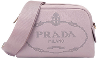 PRADA Leather Crossbody Bag Shoulder Bag Women's Water Lily Color