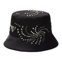 PRADA Recycled Nylon Bucket Hats Women's Black