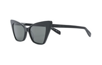 SAINT LAURENT Acetate Cat Eye Sunglasses Women's Black