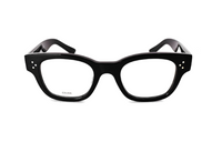 CELINE Plate Frame Irregular Shape Eyeglass Frames Unisex Black