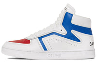 CELINE 'Z'Trainer CT 01 High Top Stylish Skateboarding Shoes Women's White Blue Red