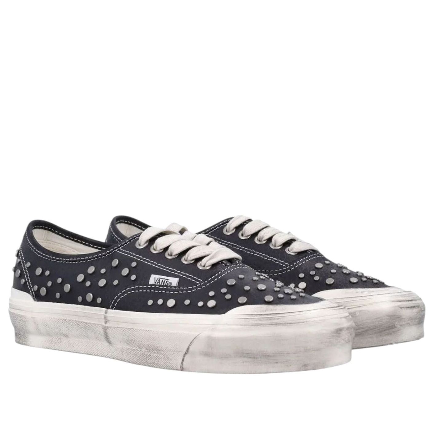 Vans Premium Authentic Studded Leather 'Nocturnal Black' VN000EGZBPR