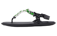 MIU MIU Strap Sandals Women's Black Green