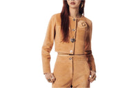 CHANEL 24 New Spring And Summer Arrivals Leather Jacket Women's Beige