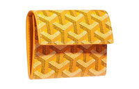 GOYARD MARIGNY Canvas With Leather Coin Purse Women's Yellow