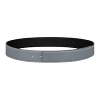 DIOR Calfskin Leather Belts Men's Gray/Black Width: 3.5cm