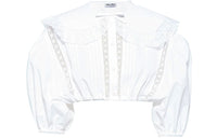 MIU MIU Crop Tops Women's White