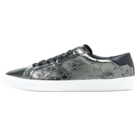 SAINT LAURENT Court Classic Low Top Skateboard Shoes Women's Silver
