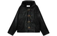 CELINE Leather Jackets Women's Black