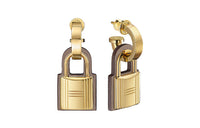 HERMES O'Kelly Stud Earrings Women's