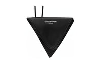 SAINT LAURENT PARIS Cow Leather Coin Purse Women's Black