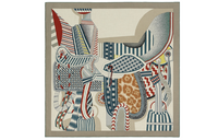 HERMES Silk Scarf Women's Multicolor
