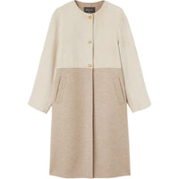 Loro Piana FW24 Coats Women's Natural Brown