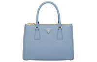 PRADA Leather Killer Bag Portable Crossbody Bag Shoulder Bag Medium Size Women's Blue