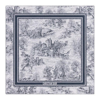 DIOR Cashmere Shawls Women's Blue White