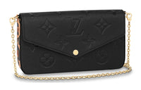 LOUIS VUITTON Pochette Felicie Wild At Heart Black