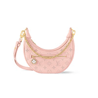 LOUIS VUITTON Loop Calfskin Pea Bag/Crescent Bag, Shoulder Bag, Handbag, Shoulder Bag Women's Jasmine Pink