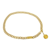 CHANEL 1980 1990s Coin motif Chain Belt