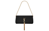 SAINT LAURENT KATE Lambskin Crossbody Handbag Shoulder Bag Women's Black