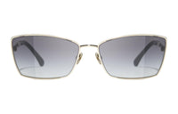 CHANEL Rectangular Sunglasses Unisex Gold